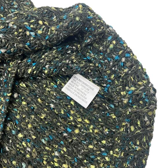 Sigrid Olsen Womens VTG Y2K Heavy Knit Cottage Cardigan Tank Twinset Sz SP - Picture 8 of 16